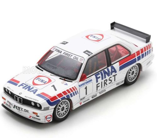 Spark - BMW 3-SERIES (E30) M3 TEAM BMW FINA N 1 SUPERTURISMO MONZA 1992 ROBERTO RAVAGLIA WHITE