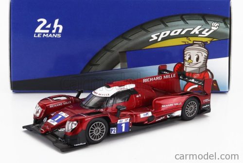 Spark-Model - Oreca Gibson 07 Gk428 4.2L V8 Team Richard Mille Racing N 1 24H Le Mans 2022 L.Wadoux - S.Ogier - C.Milesi Red