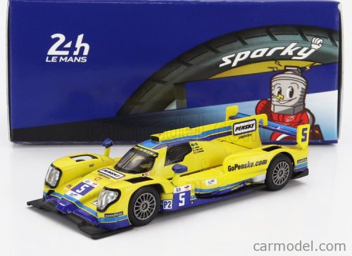 Spark-Model - Oreca Gibson 07 Gk428 4.2L V8 Team Penske N 5 24H Le Mans 2022 D.Cameron - E.Collard - F.Nasr Yellow