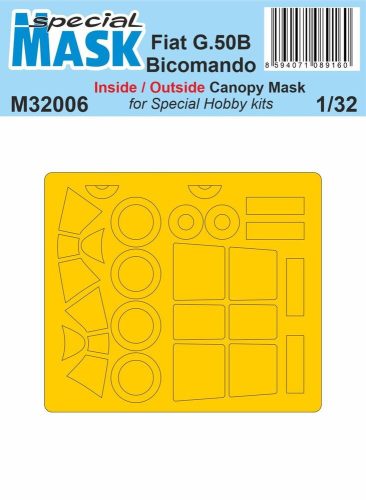 Special Hobby - Fiat G.50B Bicomando MASK 1/32