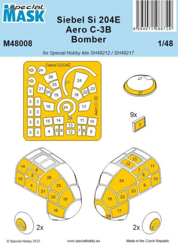 Special Hobby - Siebel Si 204E/Aero C-3B Bomber MASK