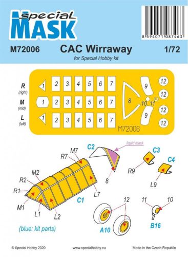 Special Hobby - CAC Wirraway Mask von 1928