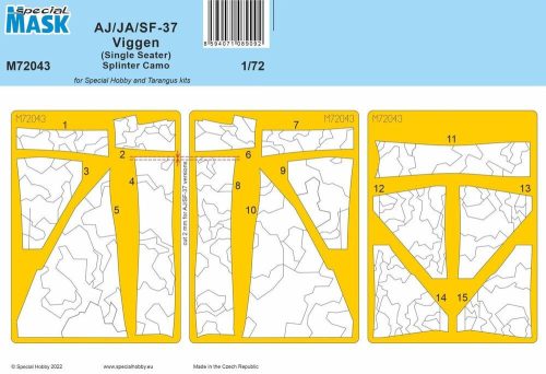 Special Hobby - AJ/JA/SF-37 Viggen (Single Seater) Splinter Camo MASK