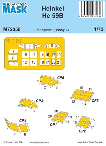 Special Hobby - Heinkel He 59B MASK 1/72