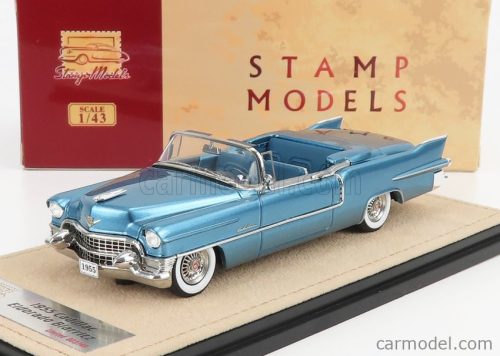 Stamp-Models - Cadillac Eldorado Biarritz 1955 Open Top Bahama Blue Met