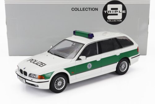 TRIPLE9 - BMW 5-SERIES (E39) TOURING SW STATION WAGON POLIZEI 1998 WHITE GREEN