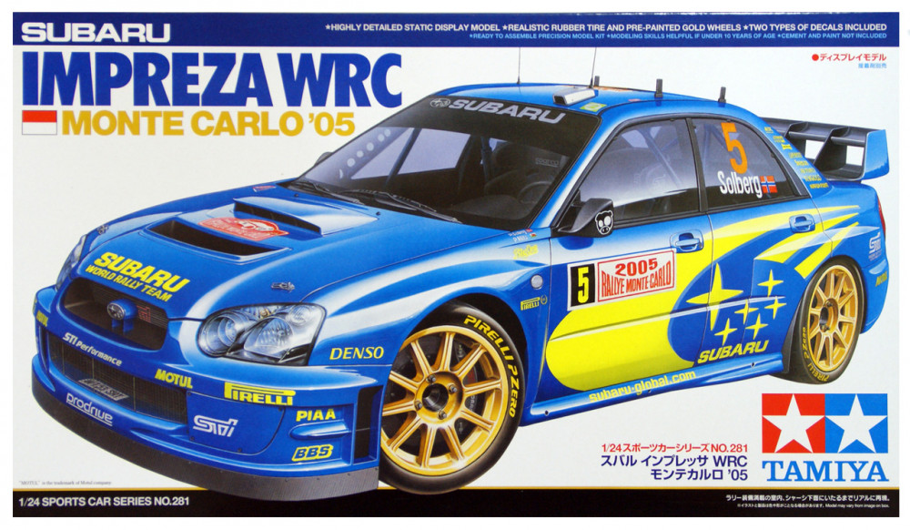 tamiya subaru model kit