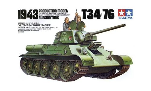 Tamiya - Russian T34/76 1943 Tank Kit