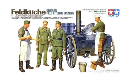 Tamiya - German Field Kitchen Scenery - 4 Figures