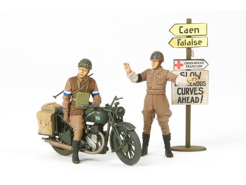 Tamiya - British BSA M20 Motorcycle w/Military Police