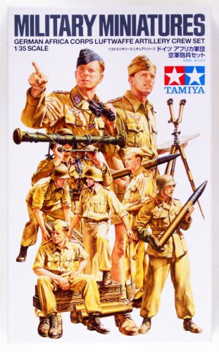 Tamiya - German Africa Corps Luftwaffe Artillery Crew Set