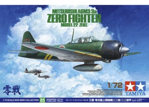 Tamiya - Mitsubishi A6M3/3a Zero Fighter Model 22 (Zeke) - 1 figure