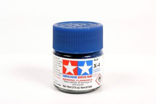 Tamiya - Mini Acrylic X-4 Blue 10 ml