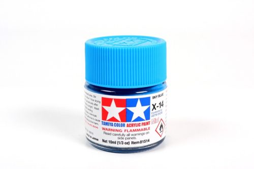 Tamiya - Mini Acrylic X-14 Sky Blue 10 ml