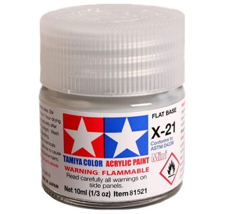 Tamiya - X-21 Flat Base - Acrylic Paint Gloss