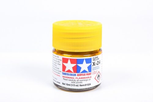 Tamiya - Mini Acrylic X-24 Clear Yellow 10 ml