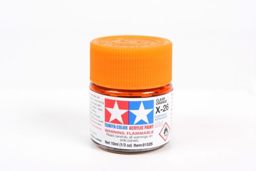 Tamiya - Mini Acrylic X-26 Clear Orange 10 ml