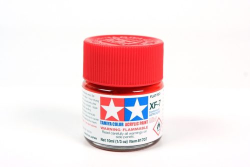 Tamiya - Mini Acrylic XF-7 Flat Red 10 ml