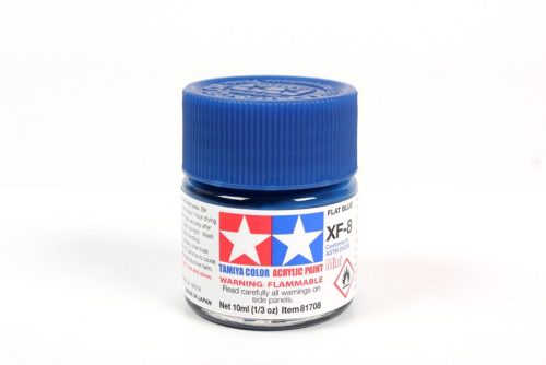 Tamiya - Mini Acrylic XF-8 Flat Blue  10 ml