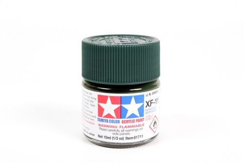 Tamiya - Mini Acrylic XF-11 Flat JN Green 10 ml