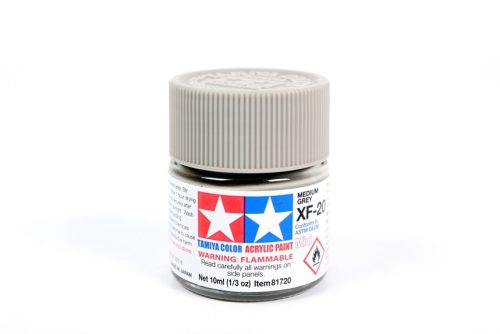 Tamiya - Mini Acrylic XF-20 Flat Medium Grey 10 ml