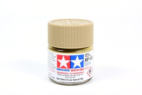 Tamiya - Mini Acrylic XF-60 Dark Yellow 10 ml