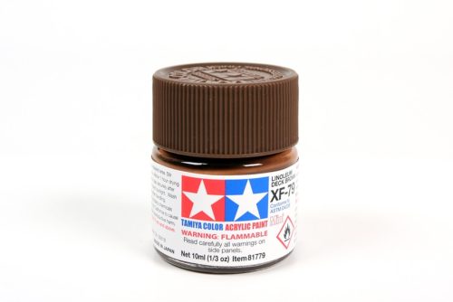 Tamiya - Mini Acrylic XF-79 Linoleum Deck Brown 10 ml