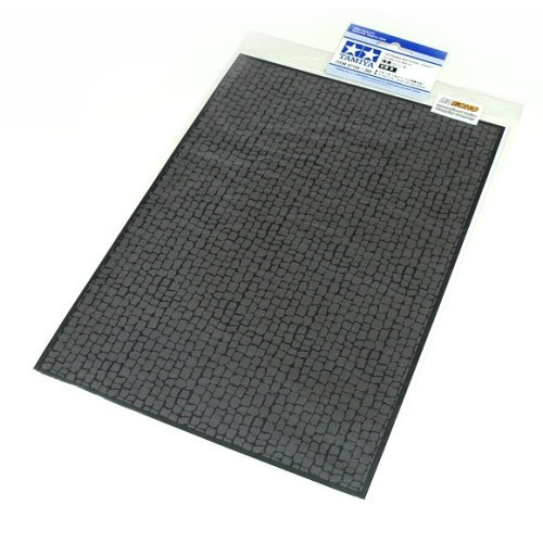 Tamiya - Diorama material sheet - stone paving B (A4 format, approximately 297x210mm)