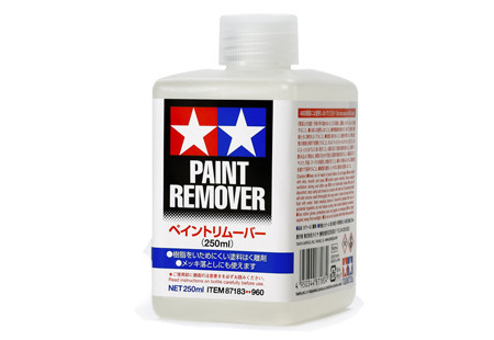 Tamiya - Paint Remover (250ml) for acrylic, enamel and lacquer- based paints