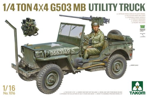  - ¼-ton 4×4 truck (1:16)