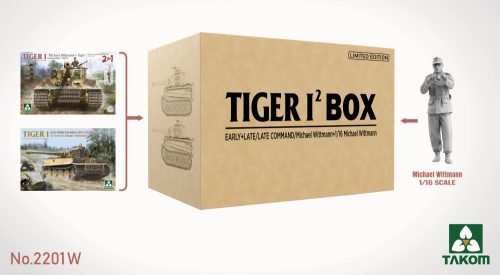 Takom - Double Tiger Box (Early + Late/ Late Command/ Michael Wittmann+1/16 Mich