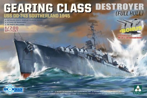  - Gearing Class Destroyer - Southerland USS DD-743