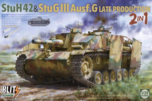 Takom - Stuh42 & Stug III Ausf.G Late Prodution 2 In 1