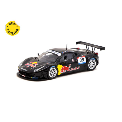 Tarmac - 1:64 2011 Ferrari 458 Italia Gt3 #39 S. Loeb/B.Hernandez Gt Tour, Blue - Tarmac