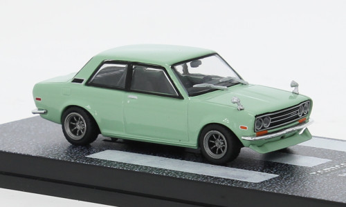 Tarmac - Datsun 510, hellgrün, 1:64