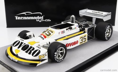 Tecnomodel - March F1  761 Ovoro N 35 Sweden Gp 1976 Arturo Merzario White Yellow Black