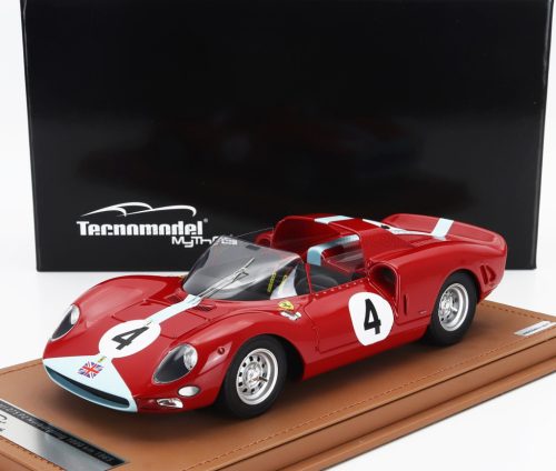 Tecnomodel - FERRARI 275 P2 SPIDER TEAM MARANELLO CONCESSIONARIES N 4 1000km NURBURGRING 1965 GRAHAM HILL - JACKIE STEWART RED