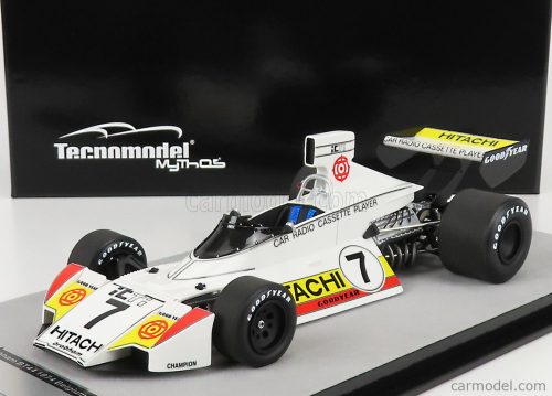 Tecnomodel - Brabham F1 Bt44 N 7 Belgium Gp 1974 C.Reutemann White