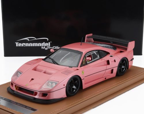 Tecnomodel - FERRARI F40 LM PRESS VERSION 1996 - WITH 5 SPOKE BLACK RIMS PINK MET