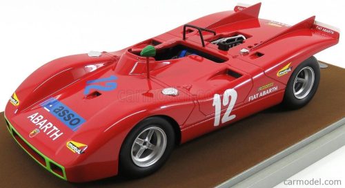 Tecnomodel - Abarth 2000Sp N 12 Targa Florio 1971 Taramazzo - Ostini Red