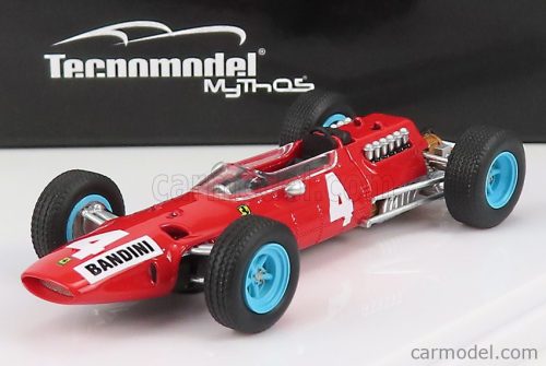 Tecnomodel - Ferrari F1 512 N 4 Italy Gp 1965 Lorenzo Bandini Red