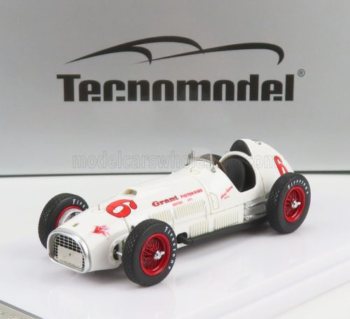 Tecnomodel - FERRARI F1  375 INDY N 6 INDIANAPOLIS 500 GP (FERRARI MUSEUM) 1952 J.PARSON WHITE