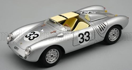 Tecnomodel - PORSCHE 550A TEAM PORSCHE KG N 33 24h LE MANS 1957 H.HERMANN - R.VON FRANKENBERG SILVER