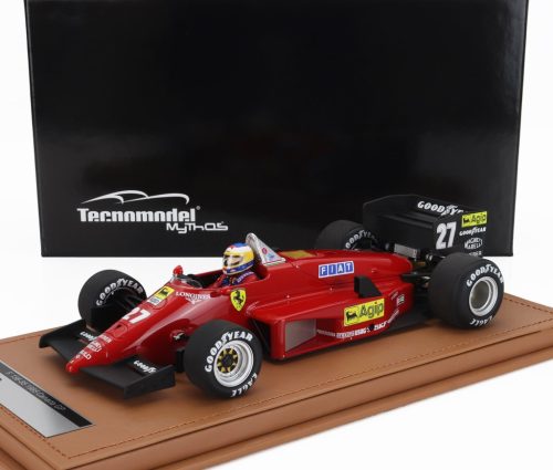 Tecnomodel - FERRARI F1  156-85 N 27 CANADA GP (with pilot figure) 1985 MICHELE ALBORETO RED BLACK