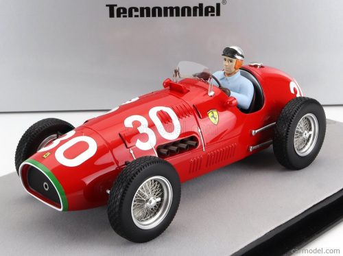 Tecnomodel - Ferrari F1 500 F2 N 30 Winner Swiss Gp (With Pilot Figure) 1952 Piero Taruffi Red