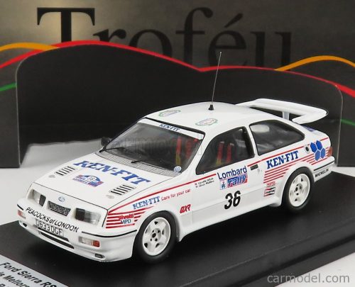 Trofeu - Ford England Sierra Rs Cosworth N 36 Rally Rac Lombard 1987 C.Mellors - H.White White