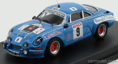 Trofeu - Renault Alpine A110 N 9 Rally Ypres 1975 M.Nusbaumer - Jimmy Blue