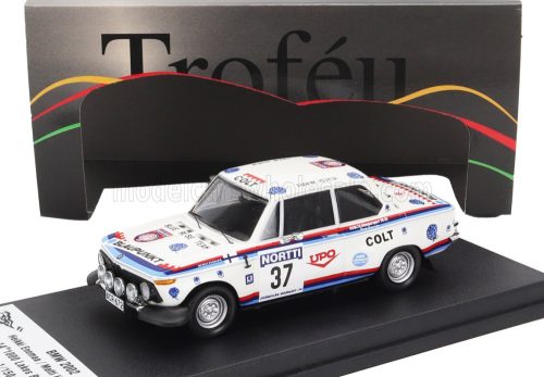 Trofeu - BMW 2002 (night version) N 37 RALLY 1000 LAKES 1974 HEIKKI ENOMAA - MATTI HANKAVAARA WHITE BLUE RED