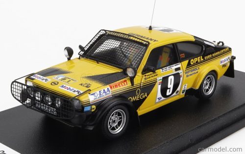 Trofeu - Opel Kadett Gt/E (Night Version) N 9 Rally Safari 1976 W.Rohrl - C.Billstam Yellow Black