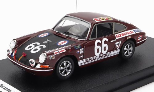 Trofeu - PORSCHE 911T TEAM EGRETEAUD N 66 24h LE MANS 1969 J.EGRETEAUD - R.LOPEZ BORDEAUX BLACK